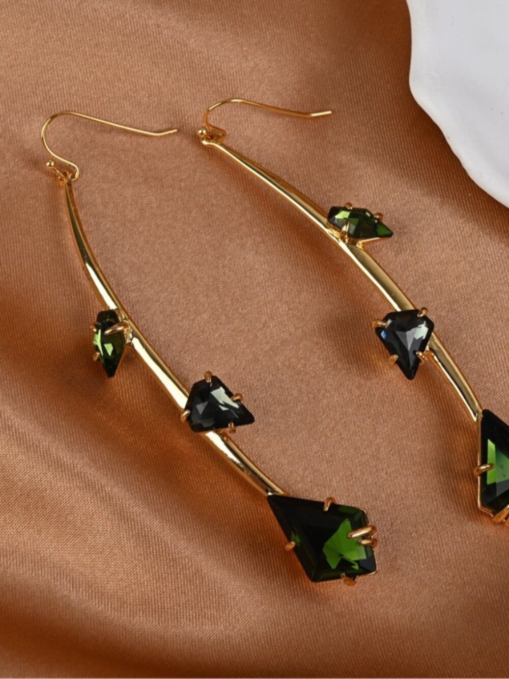 Alexis Bittar Irregular Multigem Hook Earrings